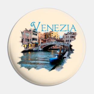 Venezia, Italia: Along the Canal Pin