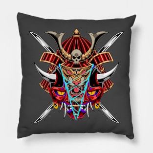 Tiger Samurai v4 01 Pillow