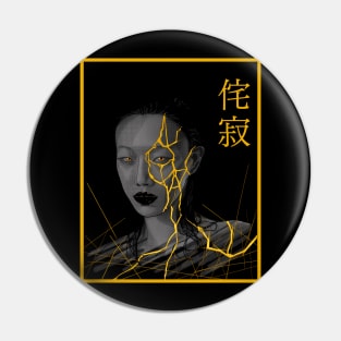 Kintsugi girl Pin