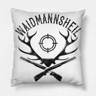 Waidmannsheil Hirschgeweih Jäger Pillow