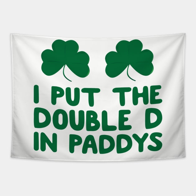 Funny St Patrick's Day Irish Pub Crawl Day Drinking Shirt, The Craic, St Paddys Day, St Pattys Day Apparel Tapestry by BlueTshirtCo