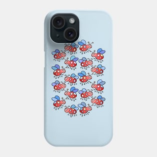 Cute Kawaii Ladybug Pattern Phone Case