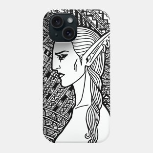 Sindar scrolls Phone Case