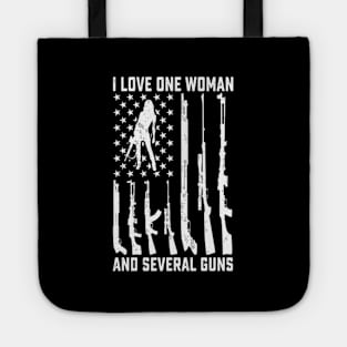 I Love One Wo And Several Guns Ny Gun Owner Tote