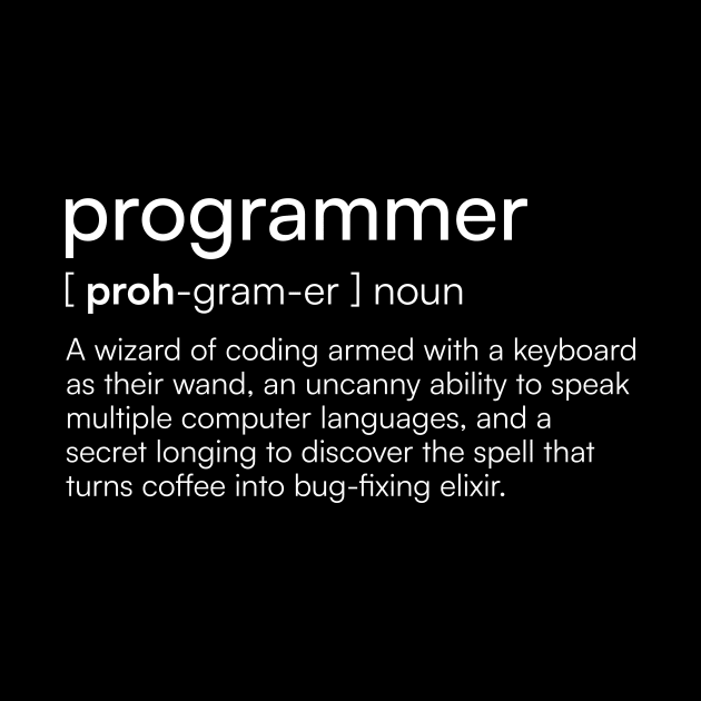 Programmer Definition by Merchgard