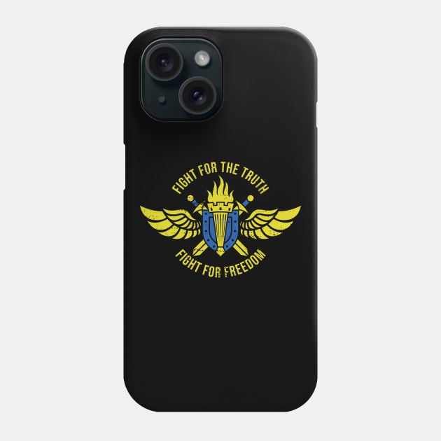 Fight for the truth, Fight for freedom Phone Case by Alex Birch