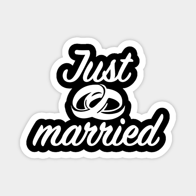 Just Married Magnet by Designzz