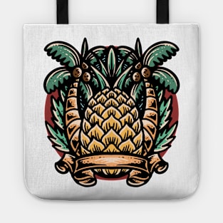 pineapple summer Tote