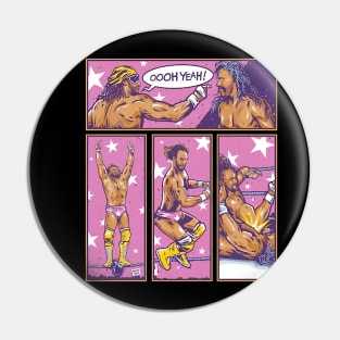 Macho Man Randy Savage Comic Pin