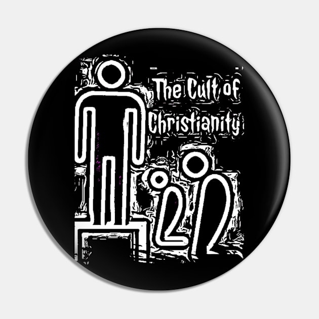 The Cult of Christianity S3 Logo Pin by The Cult of Christianity