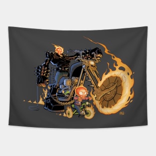 Ghost Rider and Son Tapestry