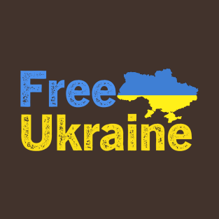 Free Ukraine Support Ukraine T-Shirt