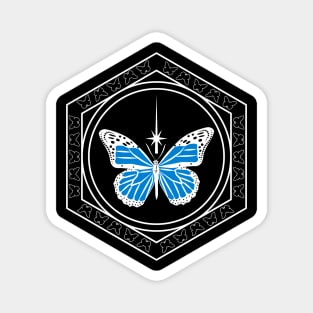 Butterfly Between Worlds Magnet