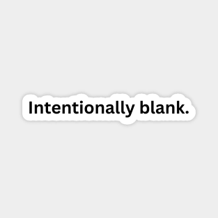 Intentionally blank. Magnet