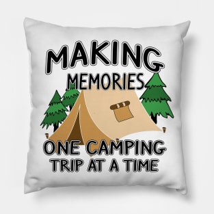 Tent Camping Memories Pillow