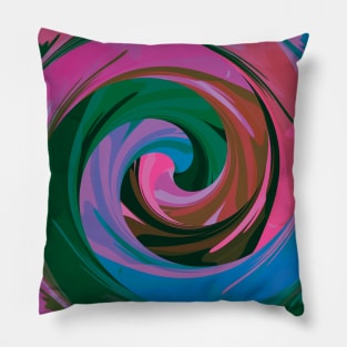 Rainbow Spiral 7 Pillow