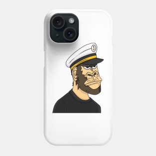 gorilla capten sailor Phone Case