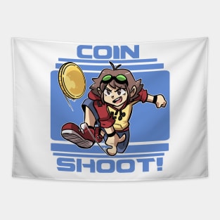 Coin Shoot! Tapestry