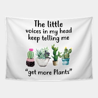 The title get more plants Tapestry