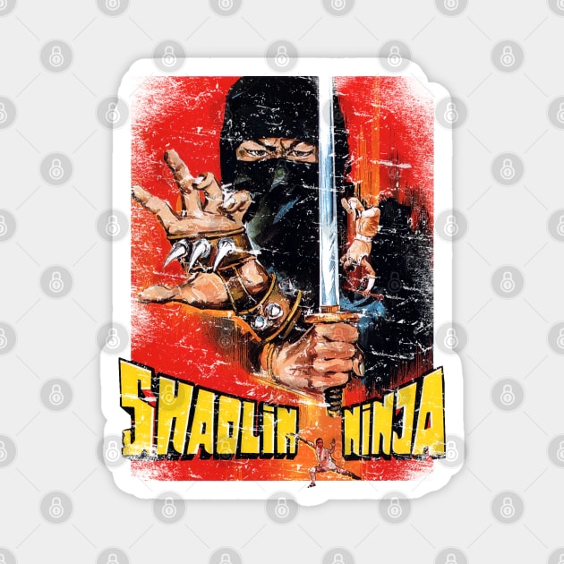 Shaolin Ninja Kung-Fu Magnet by 8 Fists of Tees