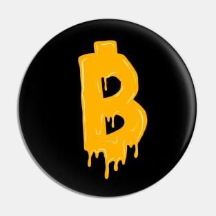 Grime Bitcoin Pin