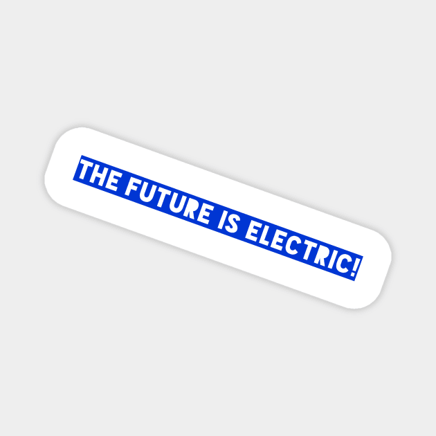 Electric Blue Magnet by Nerdify