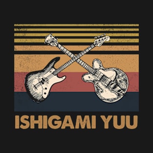 Retro Design Yuu Proud Name Guitars Anime T-Shirt