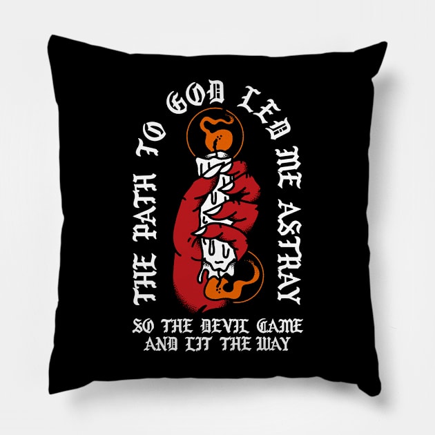 Bad Omens 3 Pillow by Clewg