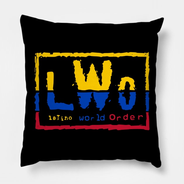 Latino Gang Colombia Pillow by DrawnStyle