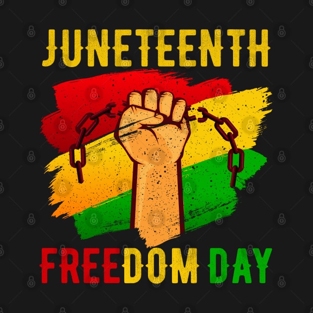 Juneteenth June 19, 1865, African American Melanin Black by Magic Arts