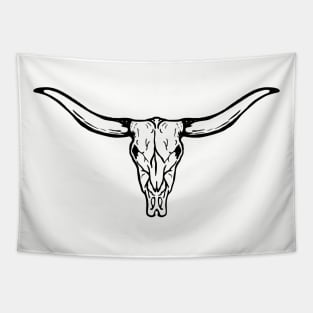 Boho Cow Skull Tapestry