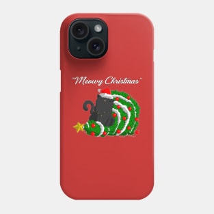 Meowy Christmas Phone Case