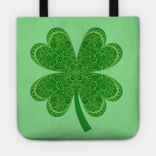 Four Leaf Clover St. Patrick's Day Shamrock Tote