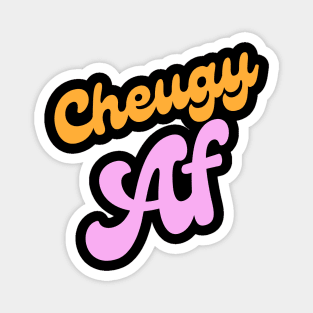 Cheugy AF - Millennial Gen Z Fashion Magnet