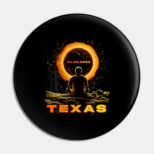 Total Solar Eclipse 2024 Texas Pin