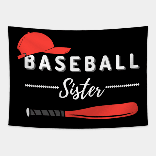 Baseball Sister Tapestry