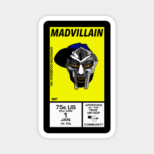 Madvillain Comics Late 80s Magnet