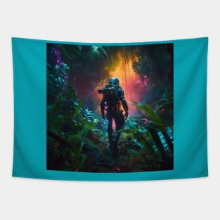 Biopunk space astronaut Tapestry