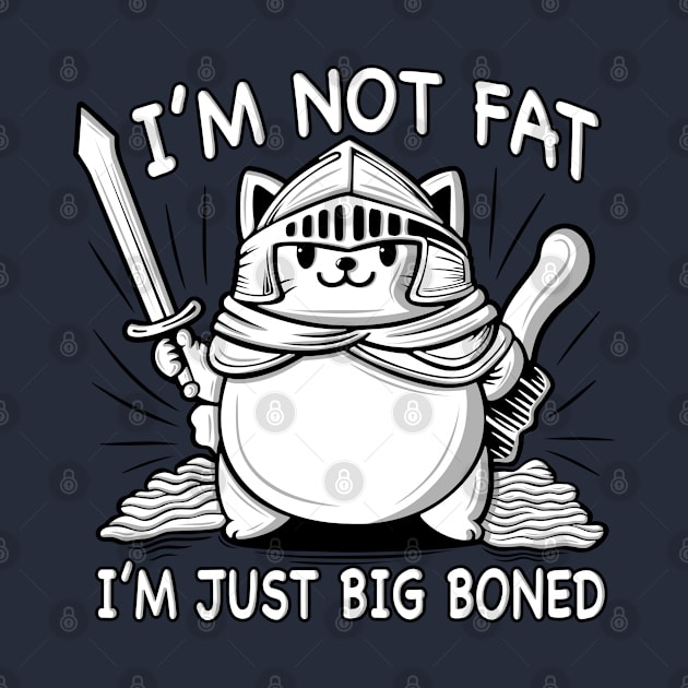 Cute Fat Cat With Funny Words. by ilhnklv