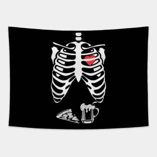 Rib cage with the heart inside Tapestry