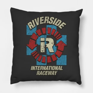 Riverside International Raceway 1957 Pillow