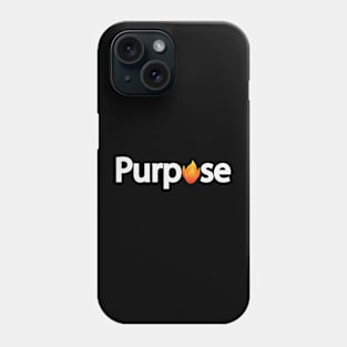 Purpose typographic artsy Phone Case