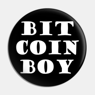 Bit Coin Boy Pin