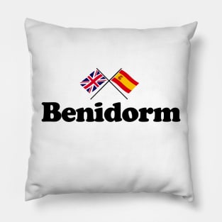 Benidorm Spain Pillow