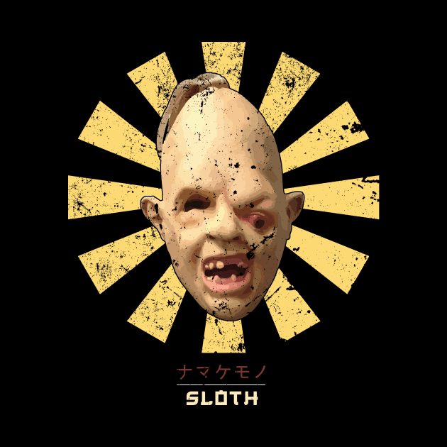 Sloth Retro Japanese Goonies by Nova5