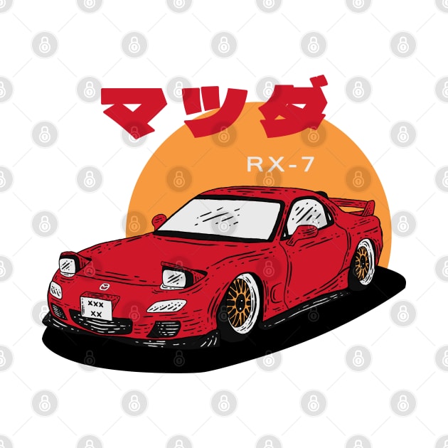 Mazda RX7 by Hilmay