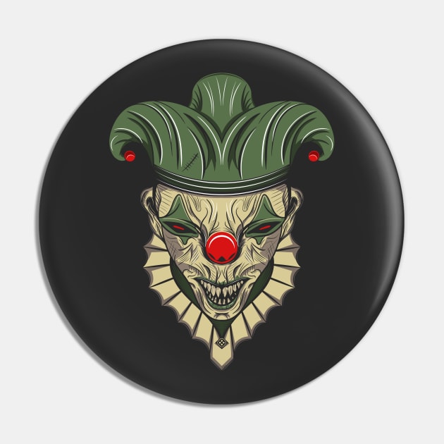 The evil jester Pin by TA Studio