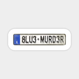 Blue Murder - License Plate Magnet