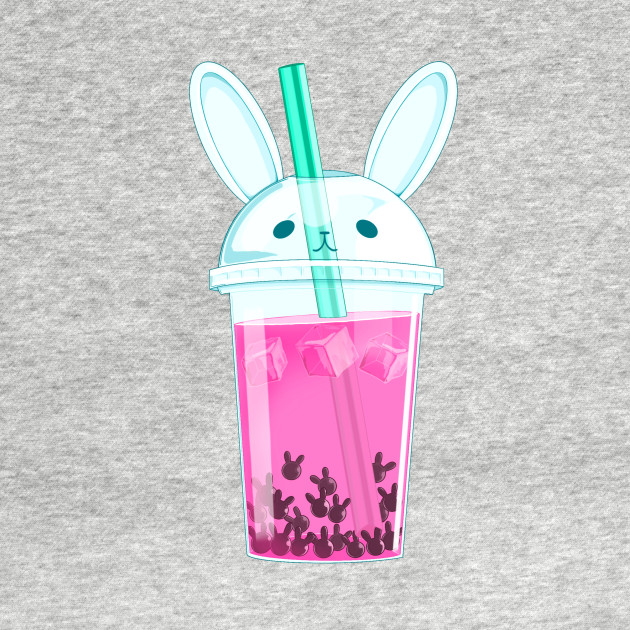 Bunny Boba Tea - Boba Tea - T-Shirt