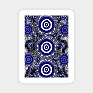 Aboriginal Art - Gathering Magnet